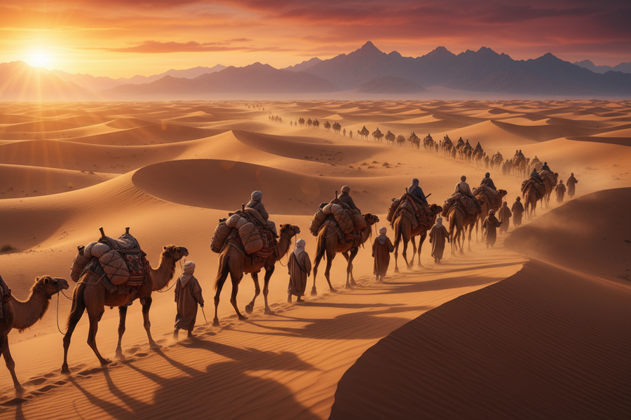 The Silk Road Connection: Ancient Trade Routes and Modern Botanical Commerce