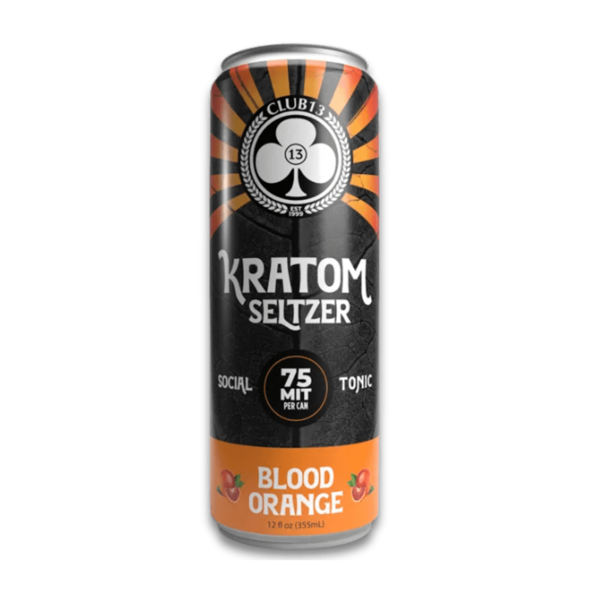 Club13 Blood Orange Kratom Seltzer (75 MIT)