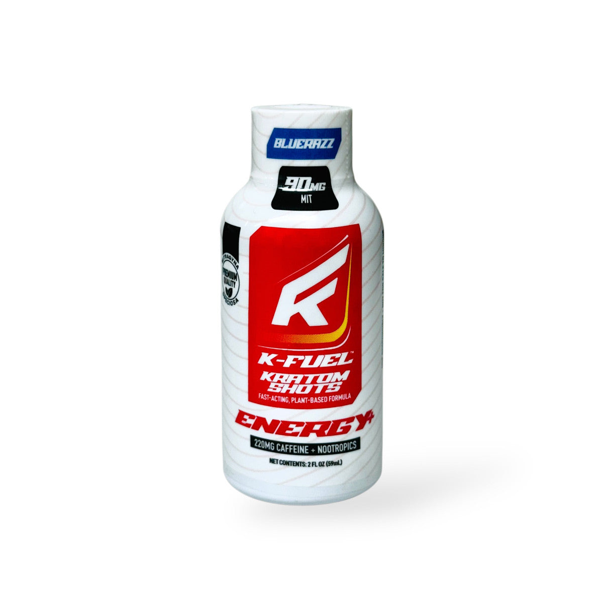 K-Fuel Kratom Energy Shot Blue Razz 90mg