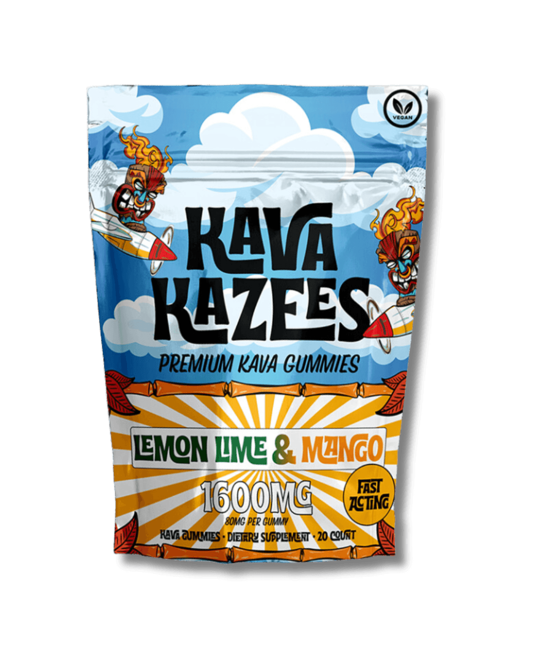 Kava Kazees Gummies Lime Mango