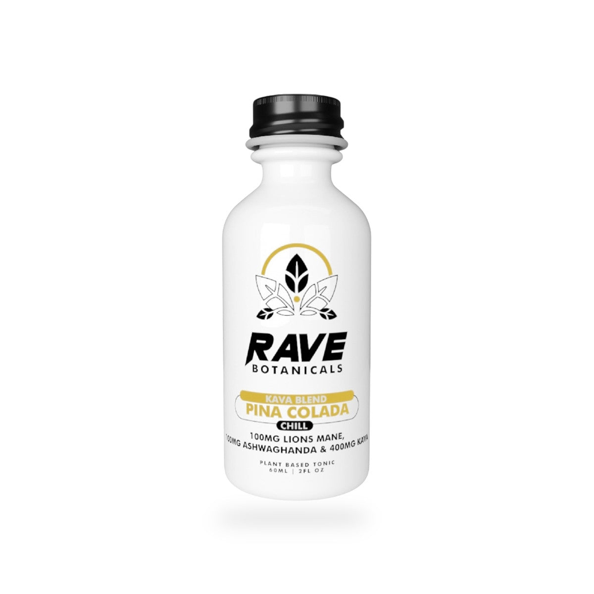 Rave Botanicals Chill Pina Colada Kava Blend Shot 60mL