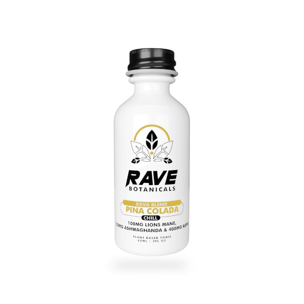 Rave Botanicals Chill Pina Colada Kava Blend Shot 60mL