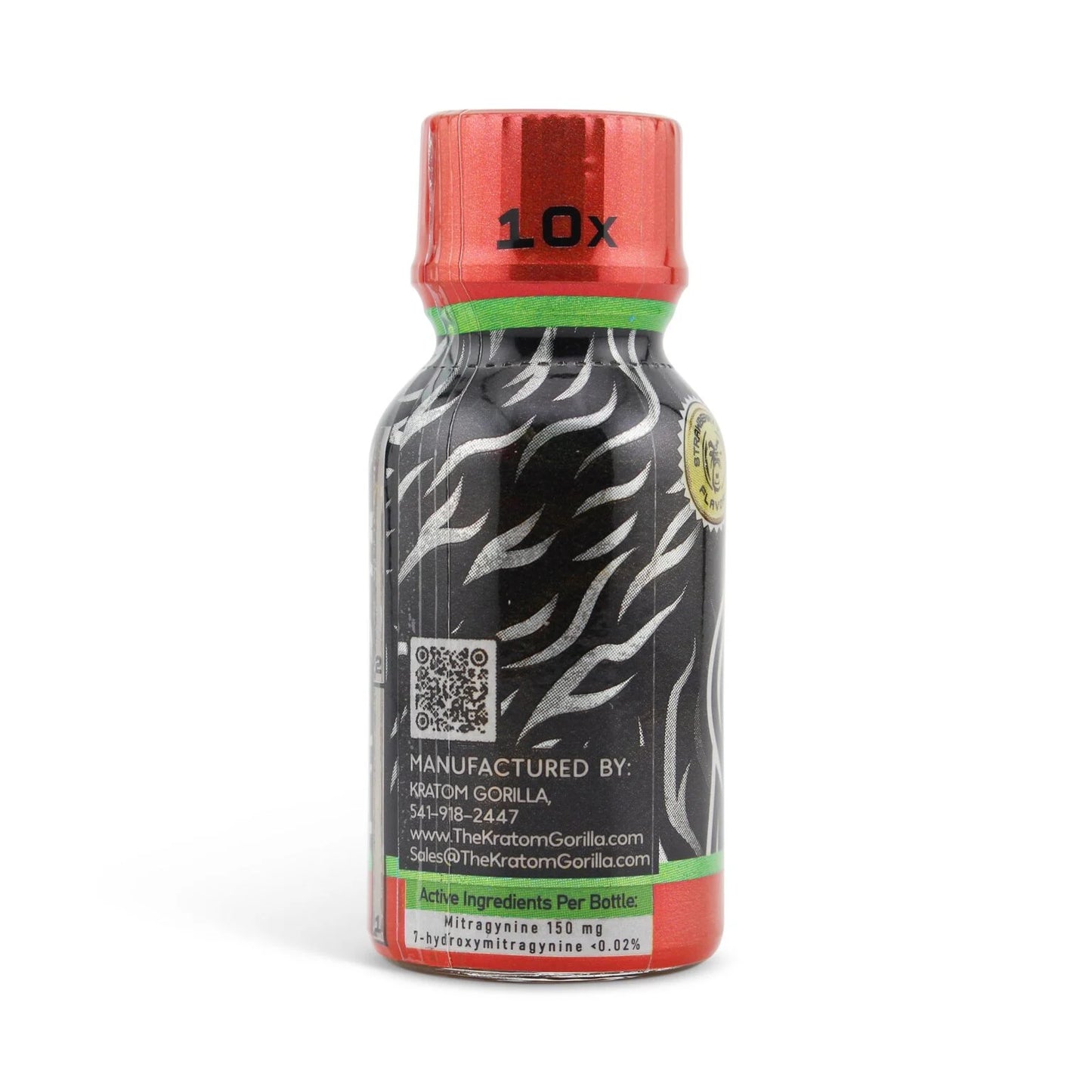 Kratom Gorilla 10X Kratom Extract Shot Haramberry 150mg 15ml