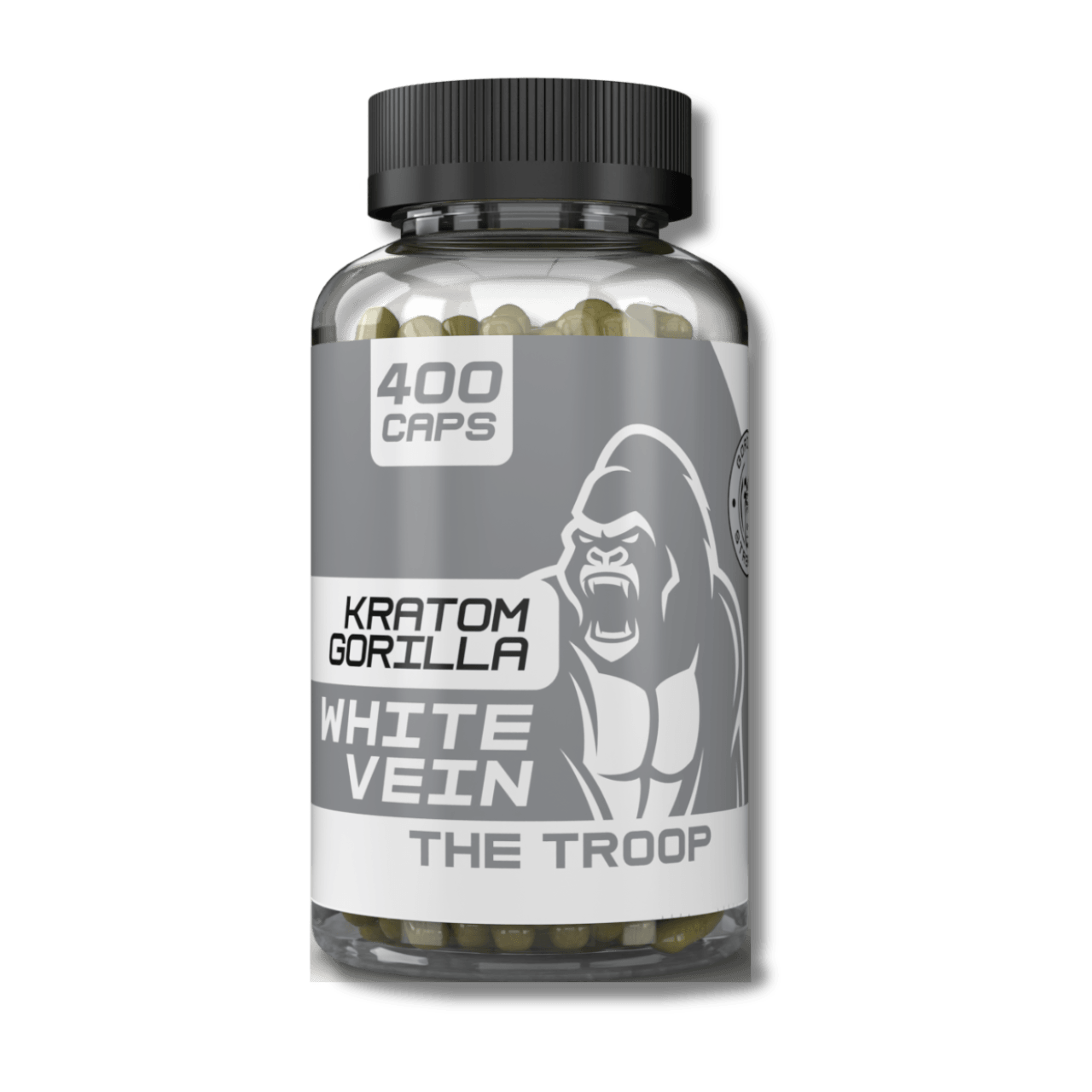 Kratom Gorilla White Vein - Premium Kratom Caps by Kratom Gorilla