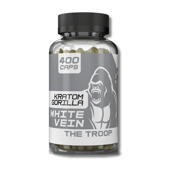 Kratom Gorilla White Vein - Premium Kratom Caps by Kratom Gorilla
