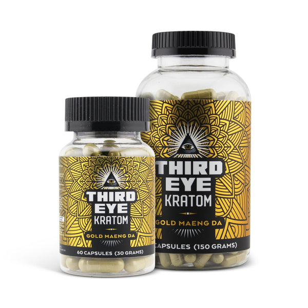 Third Eye Gold Maeng Da Kratom Capsules