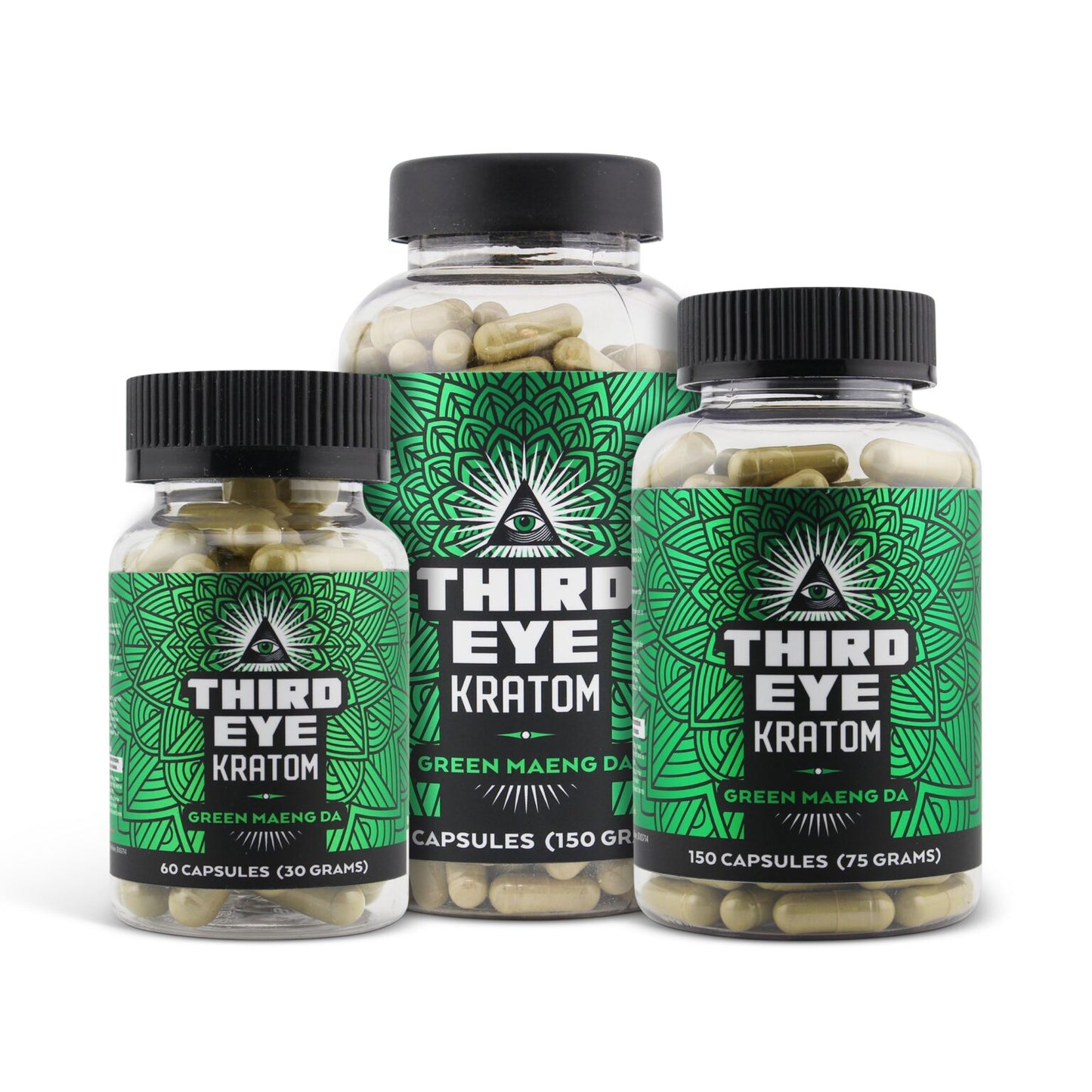 Third Eye Green Maeng Da Kratom Capsules