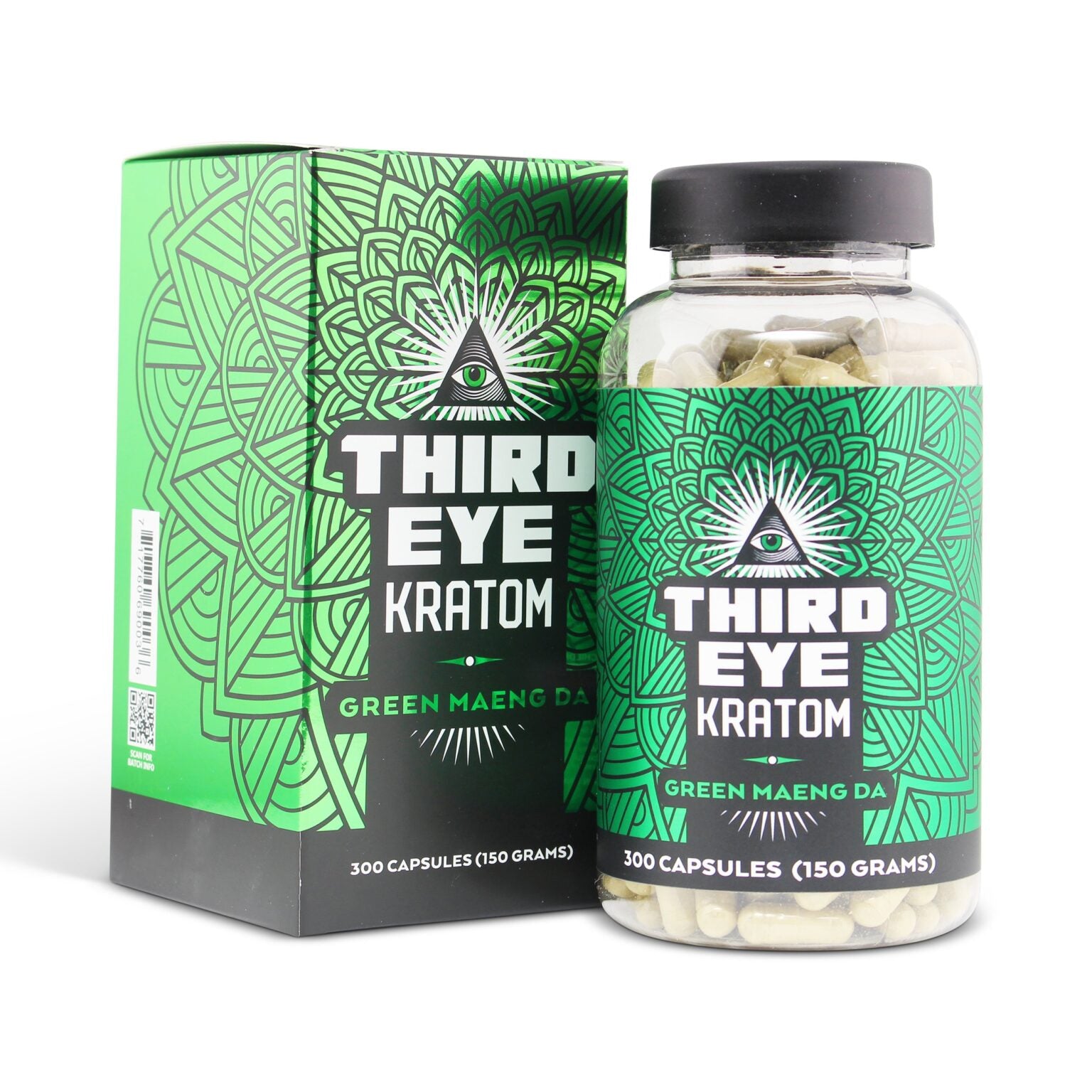 Third Eye Green Maeng Da Kratom Capsules