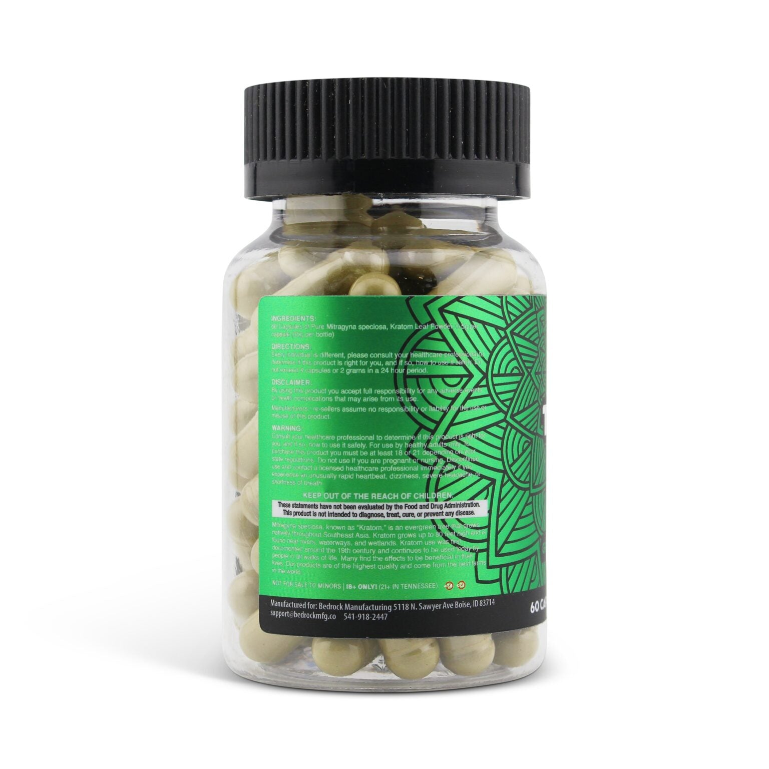 Third Eye Green Maeng Da Kratom Capsules