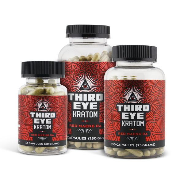 Third Eye Red Maeng Da Kratom Capsules