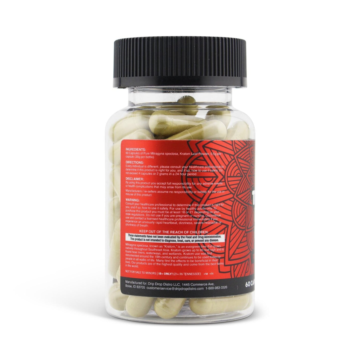 Third Eye Red Maeng Da Kratom Capsules