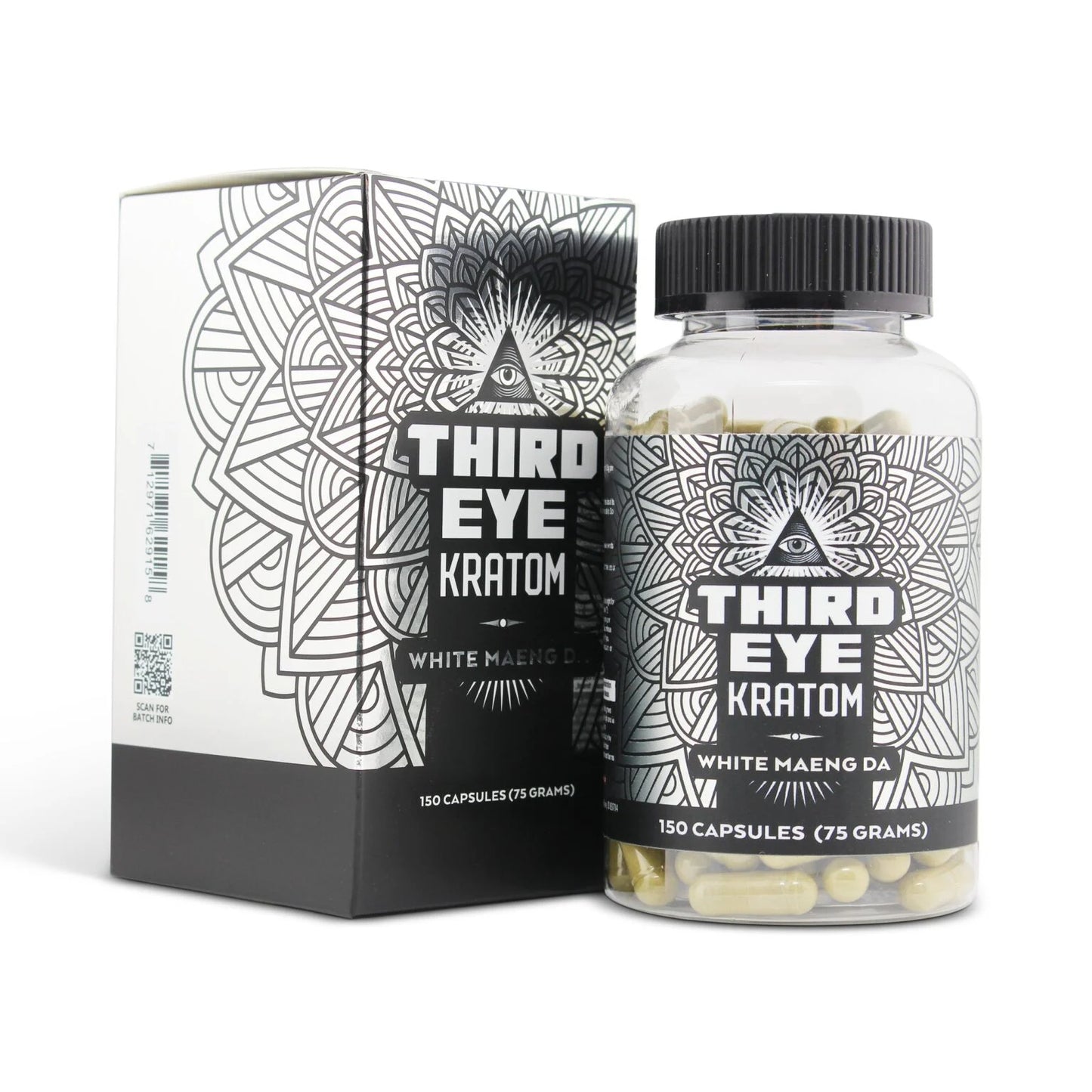 Third Eye White Maeng Da Kratom Capsules