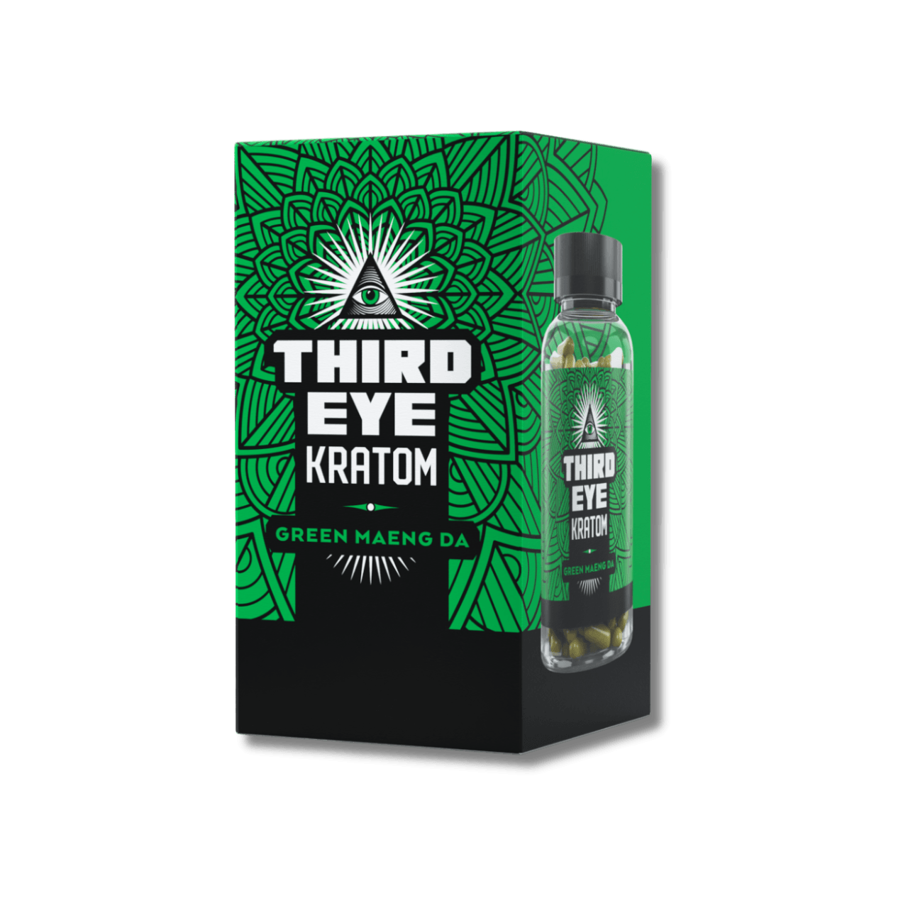 Third Eye: Green Maeng Da - Green Vein Kratom Caps by Third Eye