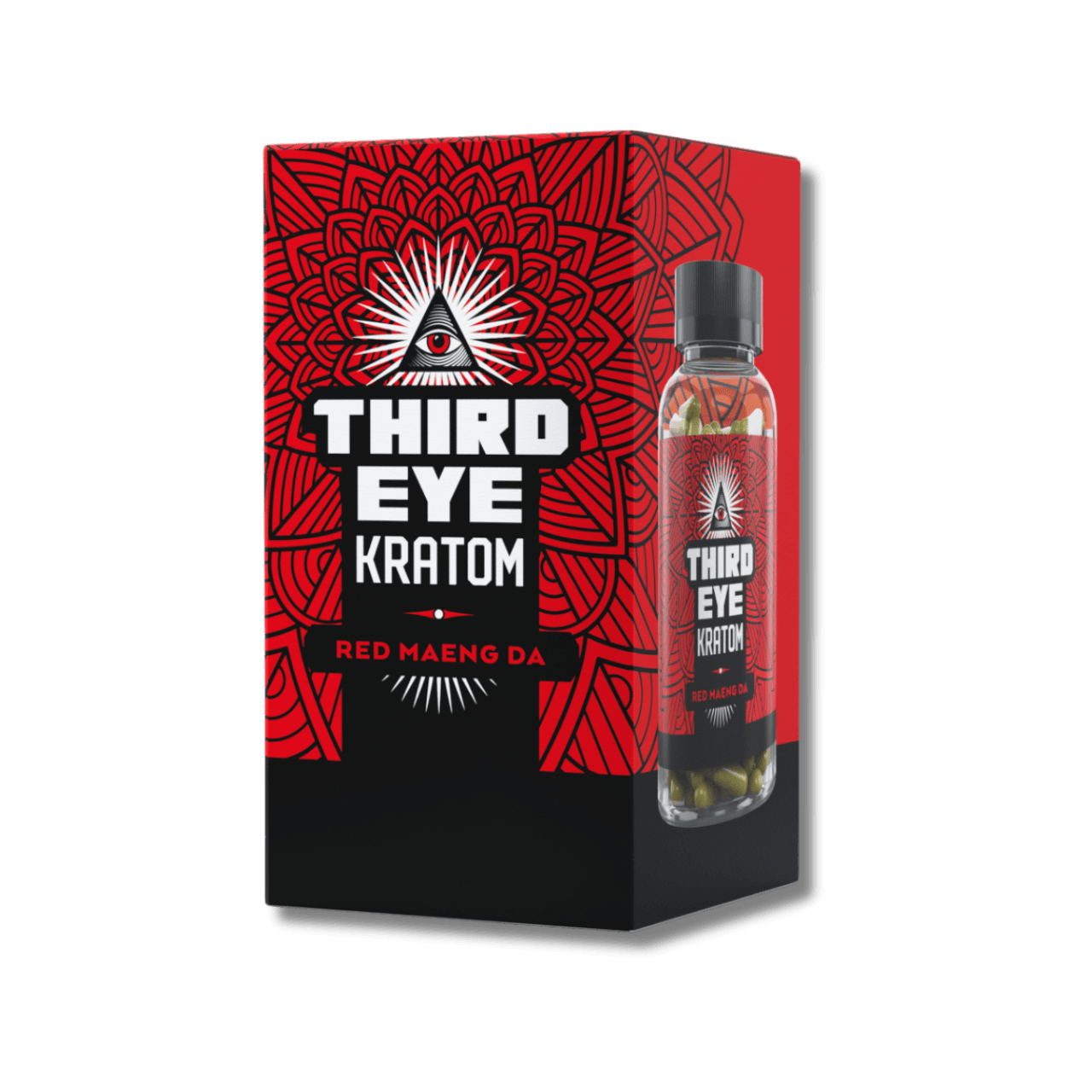 Third Eye: Red Maeng Da - Red Vein Kratom Caps by Third Eye
