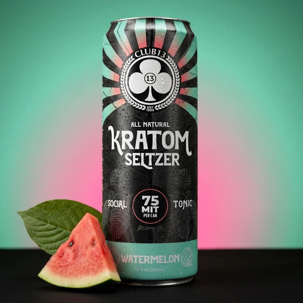 Club13  Watermelon Kratom Seltzer (75 MIT)